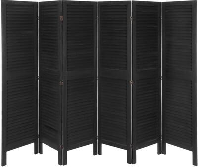 Red Lantern 5 1/2 ft. Tall Modern Venetian Room Divider