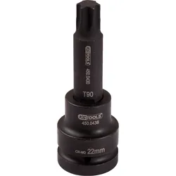 KS Tools 1" Kraft-Bit-Stecknuss Torx, lang - 450.0471