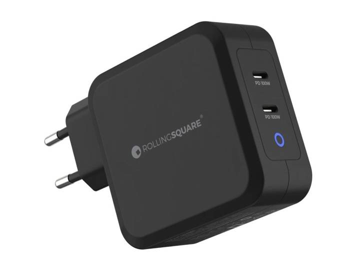Rolling Square GaN Charger 100W - Farbe: schwarz