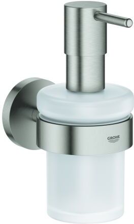 Grohe Essentials Seifenspender 40448DC1 supersteel, mit Halter