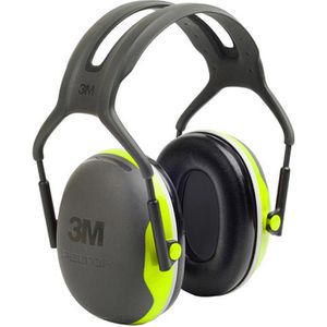 3M Kapselgehörschutz Peltor X4A, Hi Viz, für Erwachsene, neongrün-schwarz, SNR 33 dB