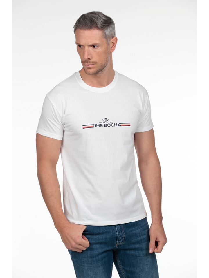 The Time of Bocha Shirt in Weiß - M