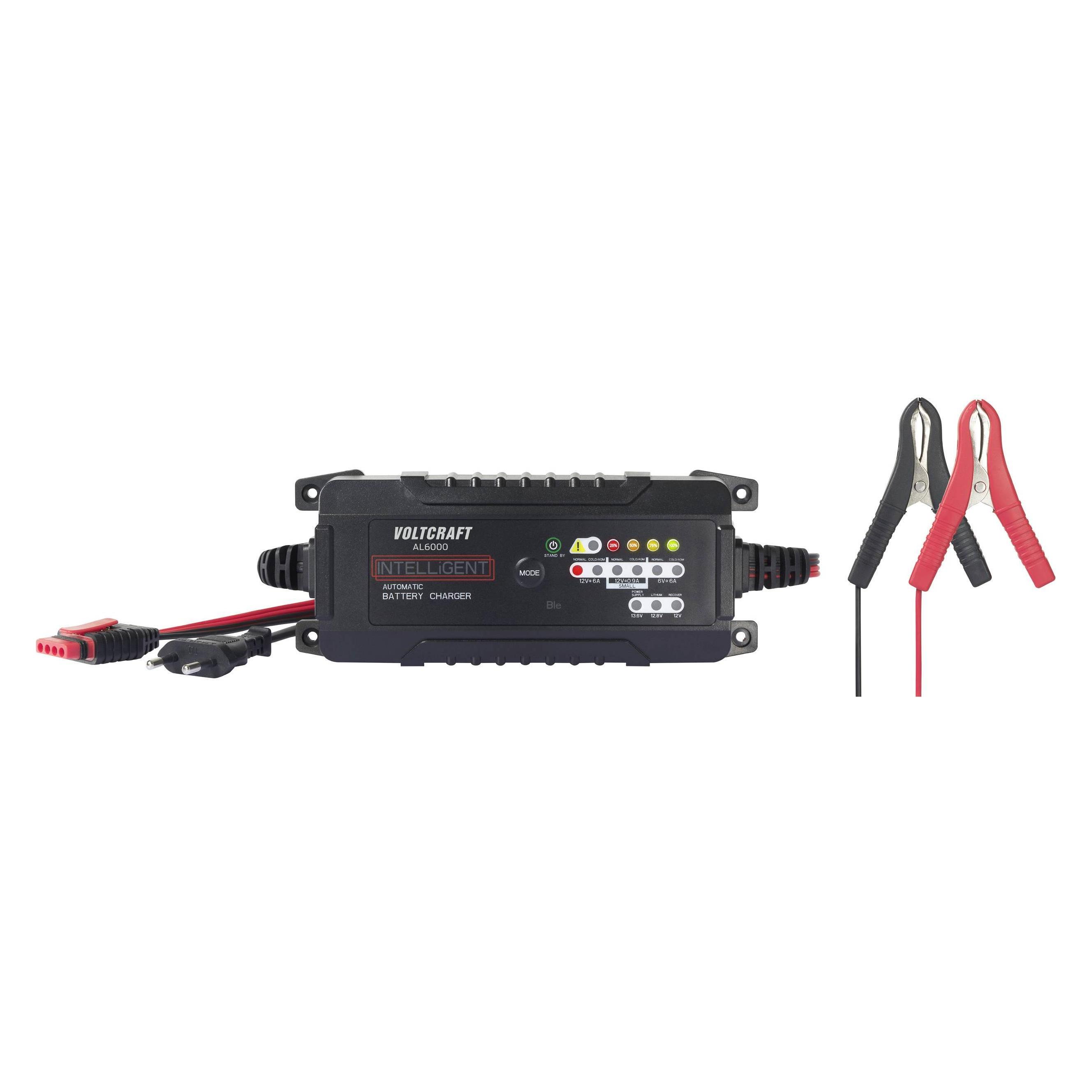 Voltcraft Ladegerät für Autobatterien, 6 A (6 A, 12V, 6V) (VC-16015910)