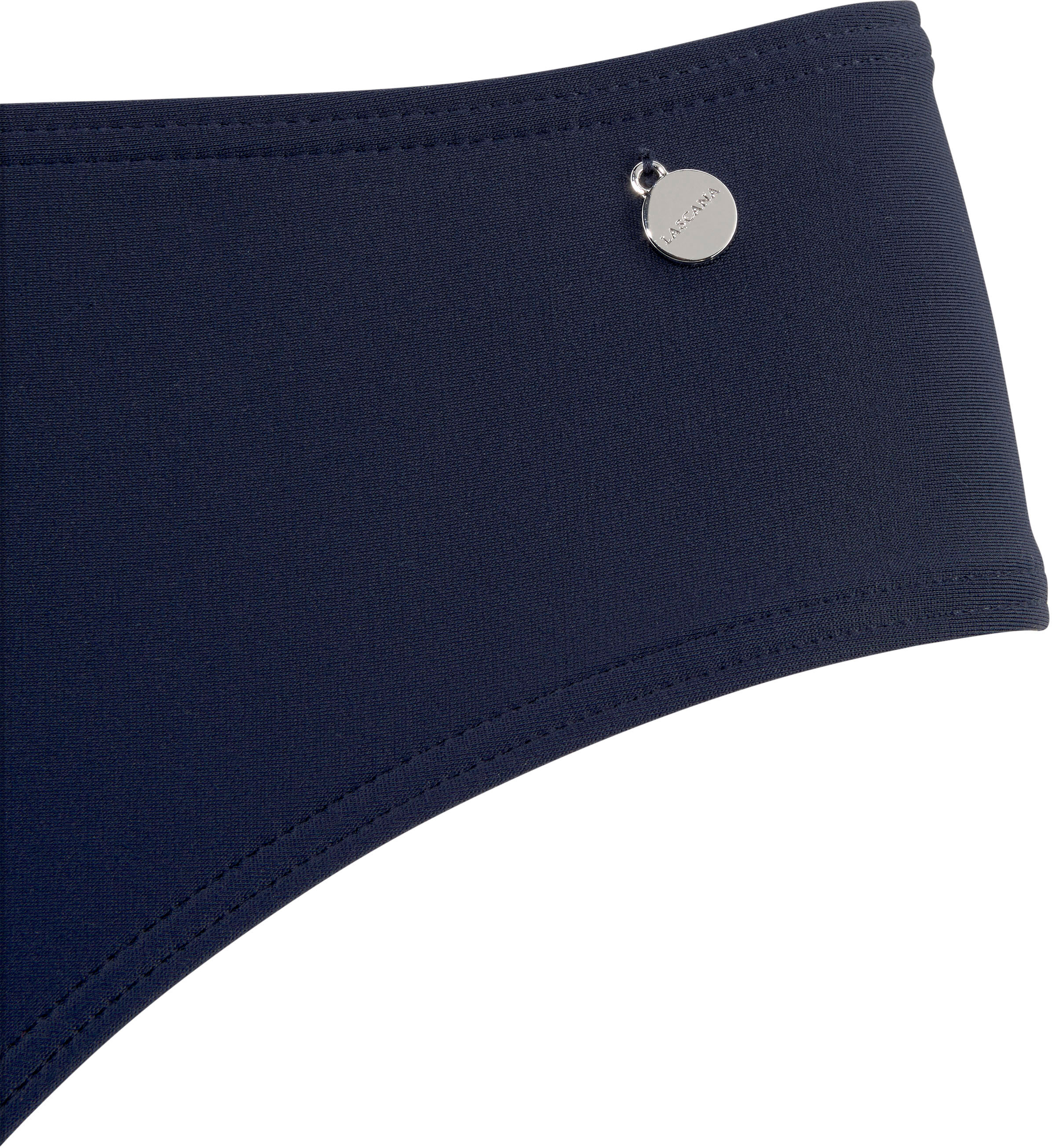 Bikini-Hose LASCANA "Jimer", Damen, Gr. 48, N-Gr, blau (marine), Recycling-Polyamid, unifarben, Badehosen Bikini-Hose, aus recycelten Materialien