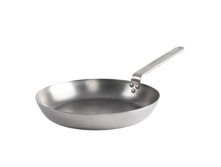 Gastrotools Carbonstahl Bratpfanne 28 cm – natürliche Antihaftfläche PFAS-frei Ofenfest bis 650 °C CoolGrip-Griff Für Induktion, Gas, Keramik & offenes Feuer Made in Italy