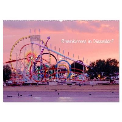 Rheinkirmes in Düsseldorf (Wandkalender 2027 DIN A2 quer), CALVENDO Monatskalender