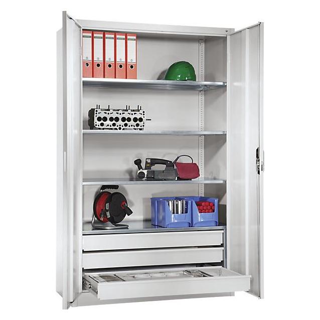 C+P CP Stahlschrank 8931-503 lichtgrau 120,0 x 50,0 x 195,0 cm, aufgebaut (120 cm, 195 cm) (228309)