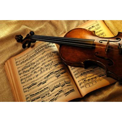 Papermoon "VIOLINE-MUSIK KUNST RETRO VINTAGE GEIGE INSTRUMENT STEG"