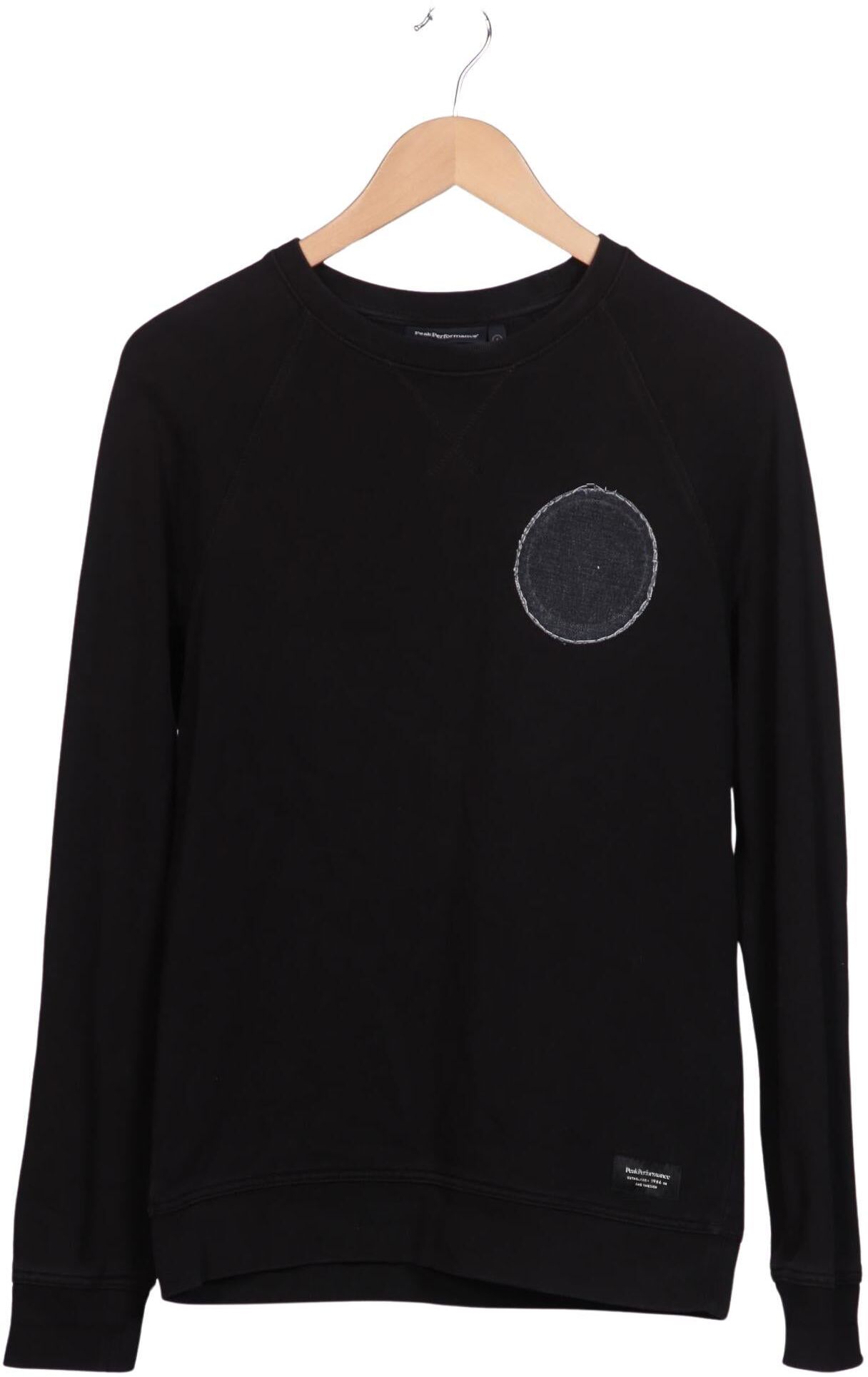 Peak Performance Damen Sweater, Schwarz, Gr. S, Baumwolle - Second Hand
