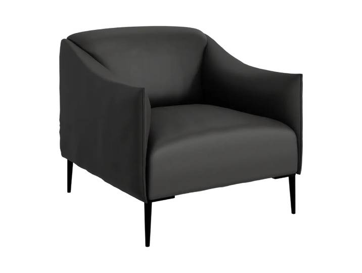 Sessel Sally, Johann Jakob, lk z/ black, Leder