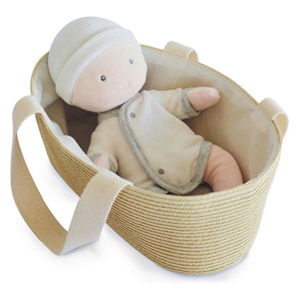 Doudou et Compagnie Baby & Tragetasche weiss,grau 28cm (MQ3) ** (DC3626)