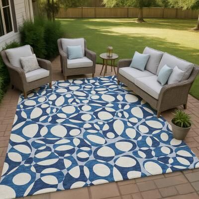 Addison Rugs Machine Washable Indoor/ Outdoor Contemporary Saline Chantille Rug