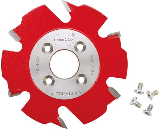 Lamello Fraise à rainurer, HW, 100x4x22 mm, Z6, VS, 4 NL (132000)