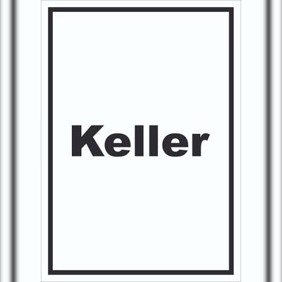 HB-Druck Keller Schild mit Text hochkant A0 (841x1189mm)