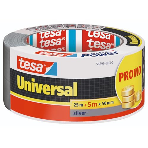 tesa extra Power Universal Ducttape - Grijs - 30 m x 50 mm