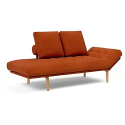 INNOVATION LIVING Schlafsofa Rollo Bow Cord Burnt Orange