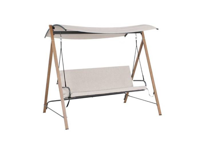 Balancelle de jardin BONAGIA Métal Beige