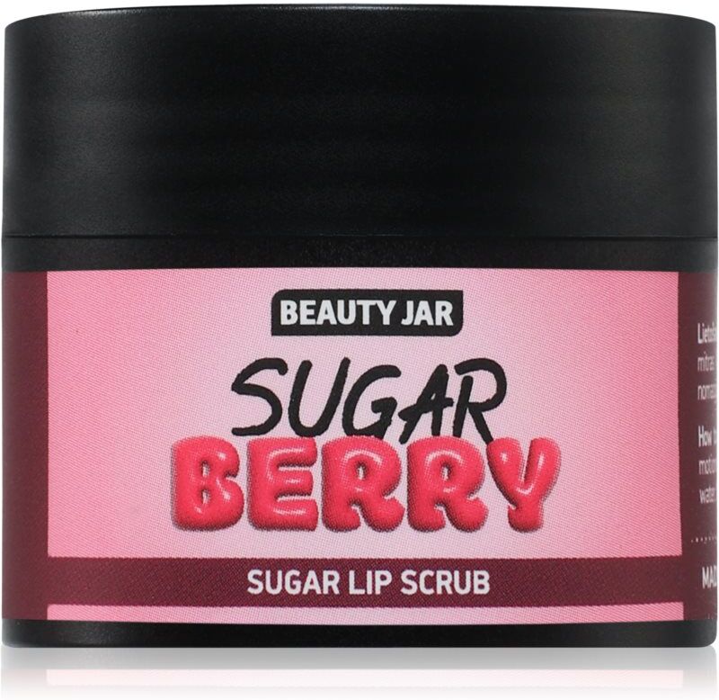 Beauty Jar Berry Sugar lip scrub with cocoa butter and vitamin E 15 ml