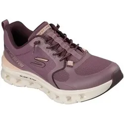 SKECHERS Damen Freizeitschuhe HOTMELT OVERLAY MESH KNOTTED BUNGEE, Größe 42 in Lila Lila
