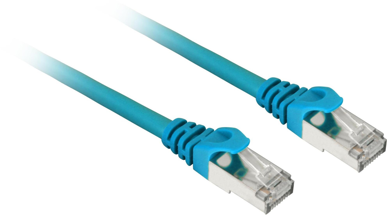 Sharkoon Patchkabel RJ45 naar RJ45, CAT.6 S/FTP, Blauw, 1,5 meter