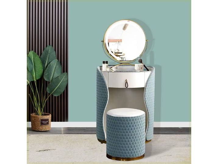 Coiffeuse Moderne Glamour, Meuble de Maquillage Élégant et Raffiné, Meuble de Chambre Esthétique, Tocador De Maquillaje