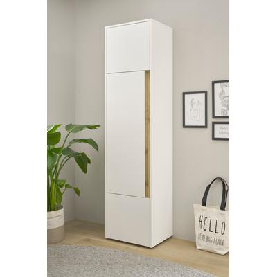 Aktenschrank HOME AFFAIRE "CiTY/GiRON", weiß, B:50cm H:200cm T:40cm, Schränke, Stauraumschrank zeitlos modern, wohnliches Home Office, Breite 50 cm