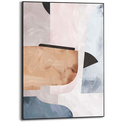 Poster REINDERS "Abstrakte Illusion II", beige (farbe bild(er): beige), B:50cm H:70cm T:1,6cm, MDF, Bilder, Poster