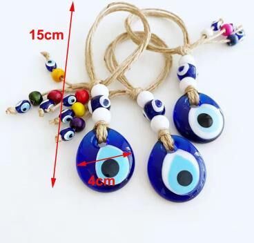 Inspired Finds Boho Evil Eye Macrame Wall Hanging Nazar Protection Decor For Home And Car trio Hanging