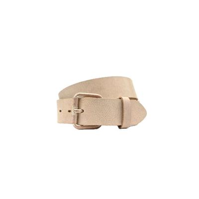 Ledergürtel RETTUNGSRING GÜRTEL, Damen, Gr. 115, beige, Rindsleder, Gürtel Ledergürtel