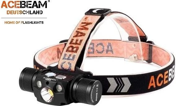 AceBeam H30 USB-C Rechargeable Brightest Headlamp, 3 Stk