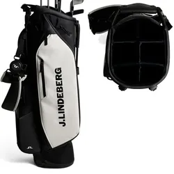 J.Lindeberg Golf Play Standbag schwarz/weiss