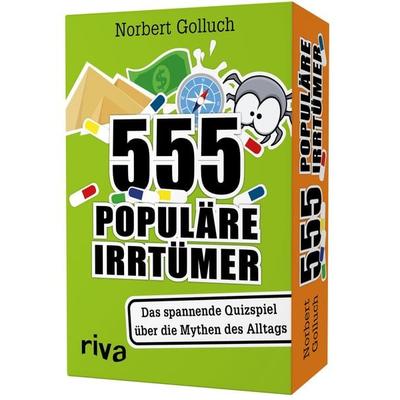 555 populäre Irrtümer – Das spannende Quizspiel rund um die Mythen des Alltags