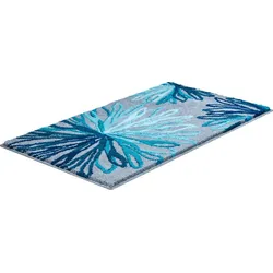 GRUND Badteppich ART türkis/grau 70x120 cm