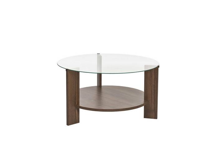 Habitat Garten Couchtisch clara Dunkelbraun, Braun, Holz, 75x40x75 cm, Wohnzimmer, Wohnzimmertische, Couchtische