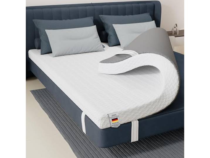 MatratzenTopper, 7cm Memory Schaum Topper mit Waschbarer Bezug, Memory Foam Matratzentopper für Boxspringbett und unbequemem Betten Schlafsofa (160X200CM FT3)