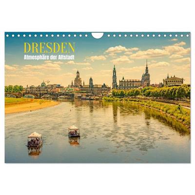 Dresden, Atmosphäre der Altstadt (Wandkalender 2026 DIN A4 quer), CALVENDO Monatskalender