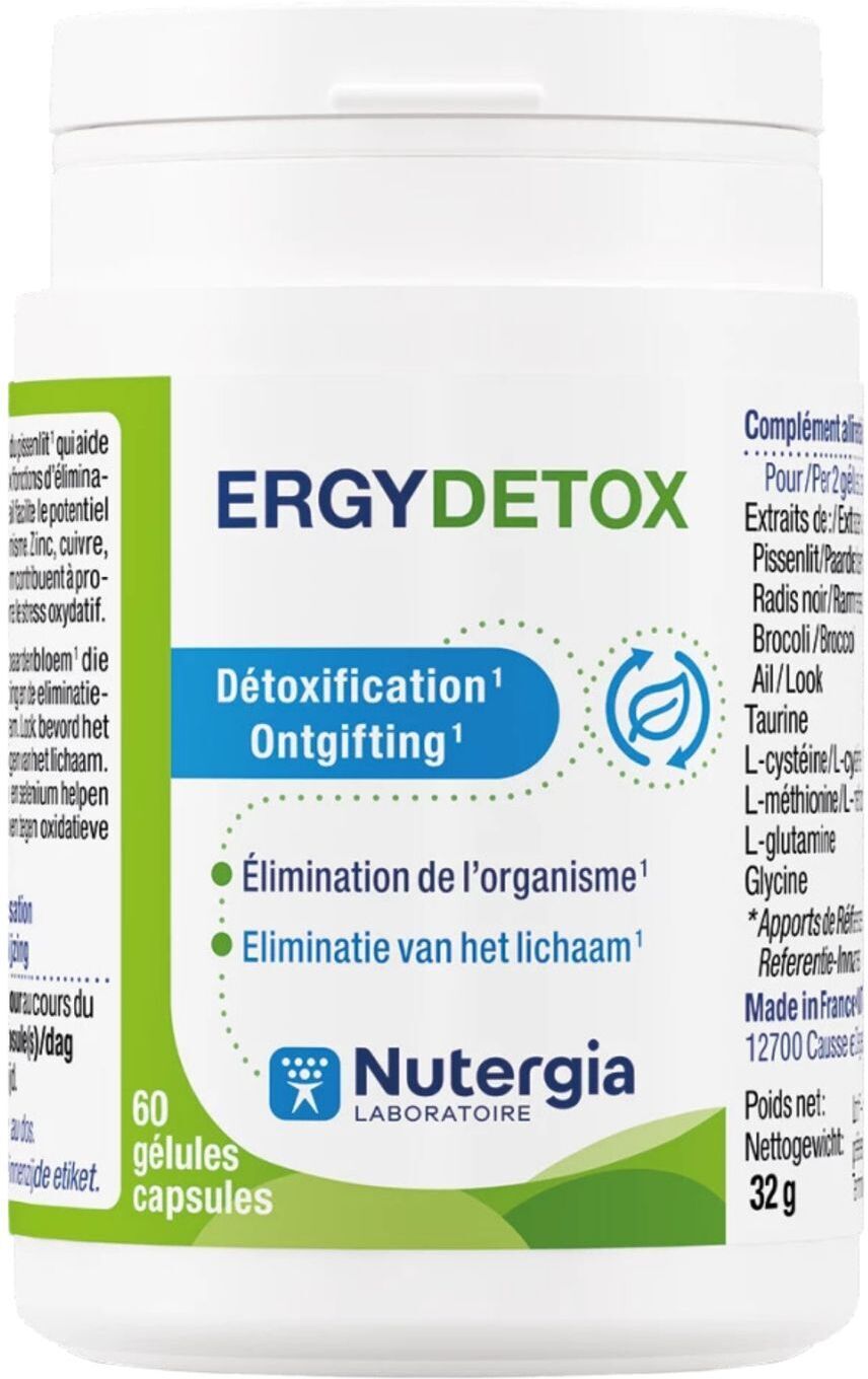 Nutergia Ergydetox 60 Gelules