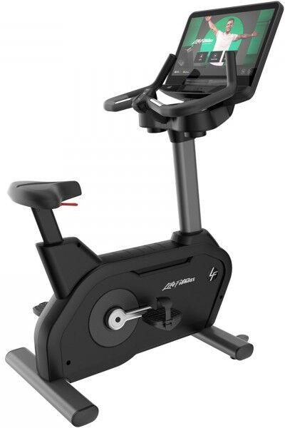 Life Fitness Integrity+ Upright Bike Titanium Storm 24