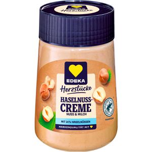 Edeka Schokocreme Herzstücke Haselnusscreme, 400 g