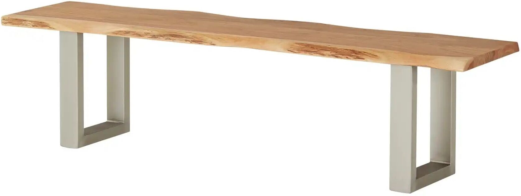 Dine + Mine Kufen-Sitzbank massiv SigNature One ¦ holzfarben ¦ Maße (cm): B: 180
