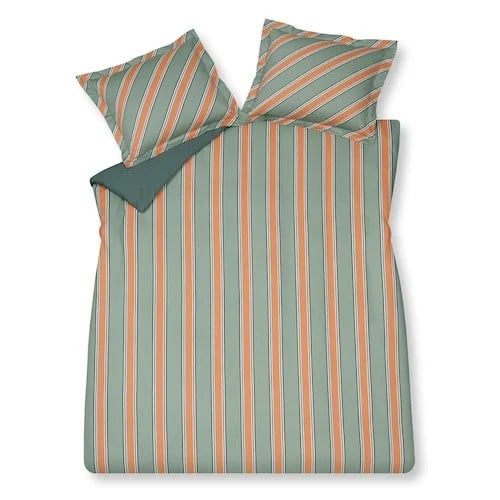 Vandyck Preppy Stripe dekbedovertrek smoke green