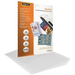 Fellowes Laminierfolien glänzend 80 mikron A4