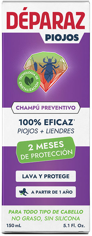 Déparaz Piojos champú preventivo 150 ml