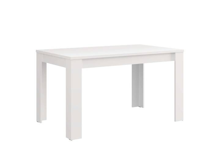 Esstisch HOME AFFAIRE Spoleto, Esstisch, Küchentisch, Speisetisch, Familientisch , weiss (opaque weiß, weiß, weiß), B:135,2cm H:75,6cm T:80cm, Tische, Esstisch, Charakterstarke 4-Lamellen-Platte, 4 Farben, 2 Grössen – top modern