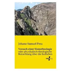 Versuch einer Sismotheologie, Fachbücher von Johann Samuel Preu