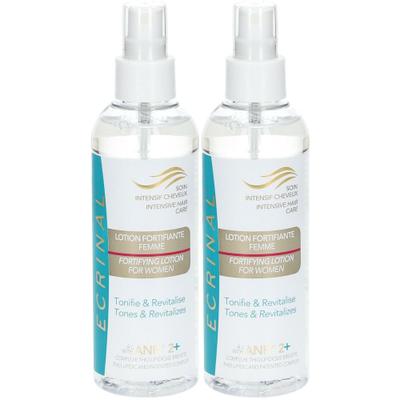 Ecrinal Soin Intensif Cheveux Lotion Fortifiante Femme - capillaire fortifiante. 2x200 ml
