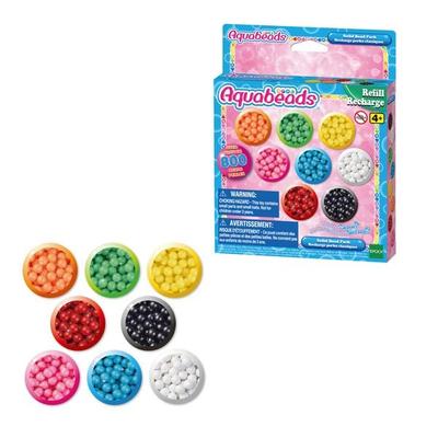 Aquabeads 31517 - Perlen rund, Nachfüllpack, ca. 800 Stück