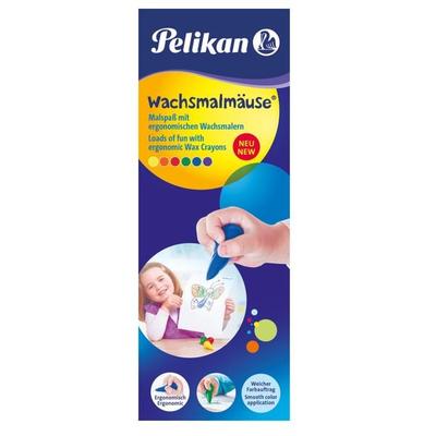 Pelikan Wachsmalmaus Geschenk-Set mit 6 Stück