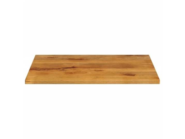 KTHLBRH Tischplatte 100 x 80 x 2,5 cm rechteckig Massivholz Mangoholz Eichen-Finish, rustikales Design, pflegeleichte Oberfläche, vielseitiger Ersatz