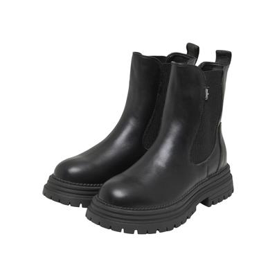 Stiefel BUFFALO "Buffalo LENNOX CHELSEA - VEGAN NAPPA", Damen, Gr. 40, schwarz, Kunstfaser, unifarben, Schuhe Stiefel